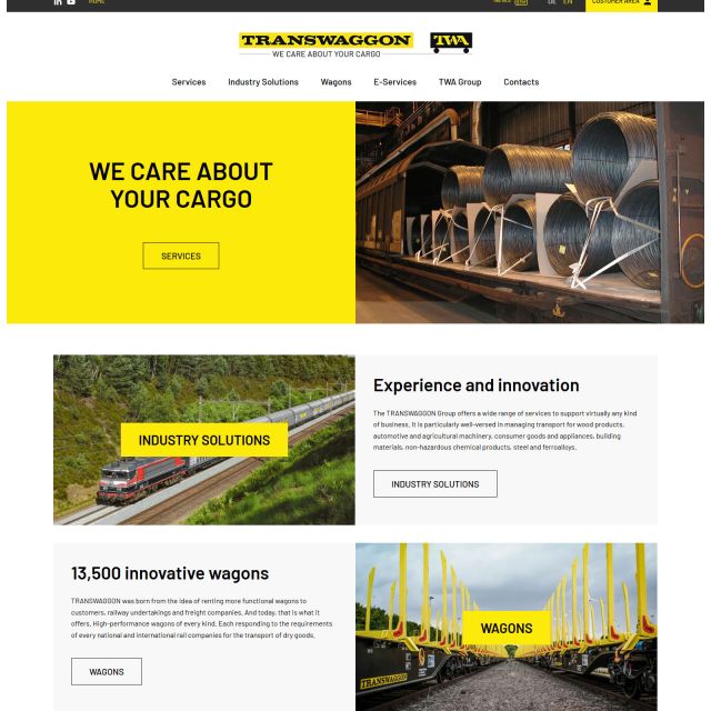 May we present? www.transwaggon.com